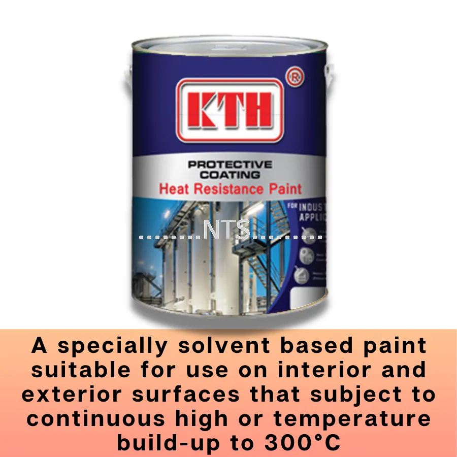 KTH Heat Resistance Aluminium Paint 300°C