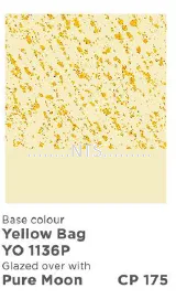 Nippon Momento Cloud Pearl CP175 YO 1136P Yellow Bag