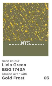 Nippon Momento Gold Frost 03 BGG 1743A Livia Green