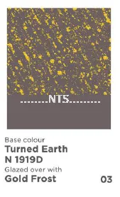 Nippon Momento Gold Frost 03 N 1919D Turned Earth