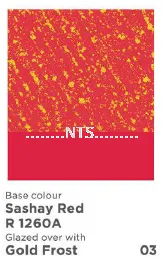 Nippon Momento Gold Frost 03 R 1260A Sashay Red