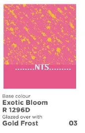 Nippon Momento Gold Frost 03 R 1296D Exotic Bloom