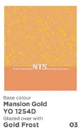 Nippon Momento Gold Frost 03 YO 1254D Mansion Gold