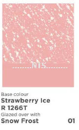 Nippon Momento Snow Frost 01 R 1266T Strawberry Ice