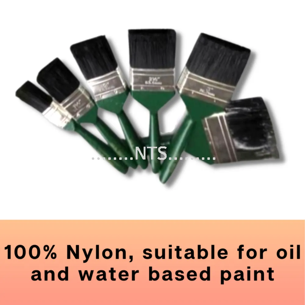 086 Paint Brush 100% Nylon Synthetic (HALAL)