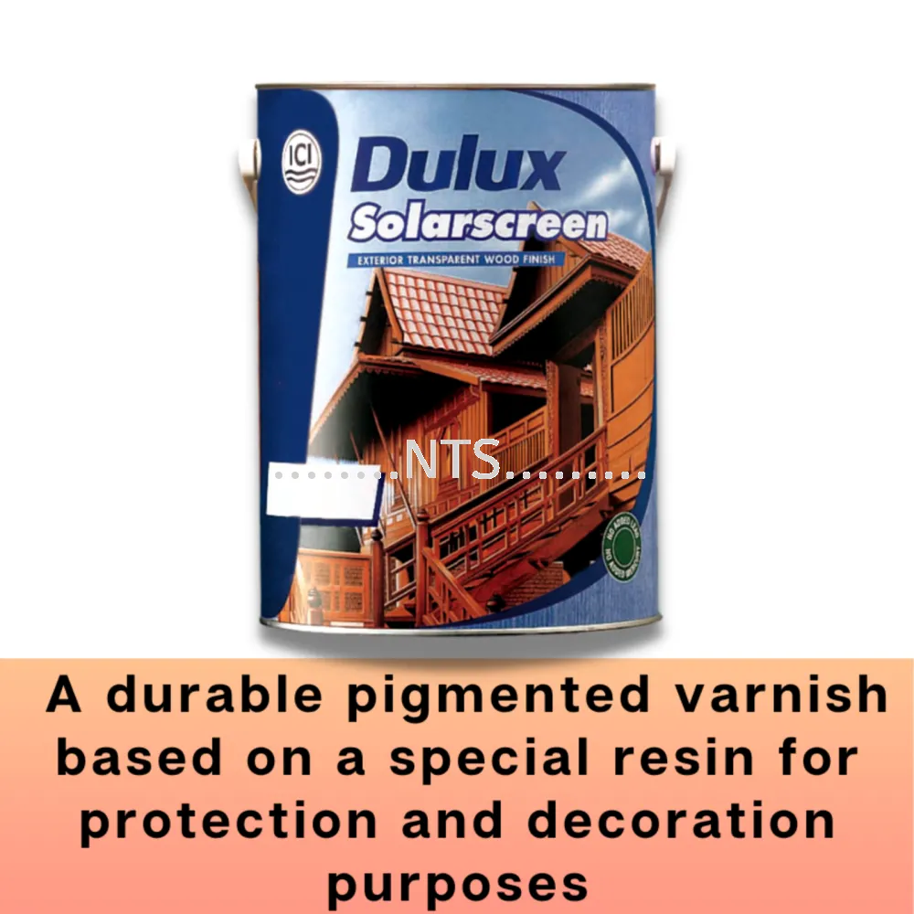 Dulux Solarscreen Exterior Transparent Wood Finish