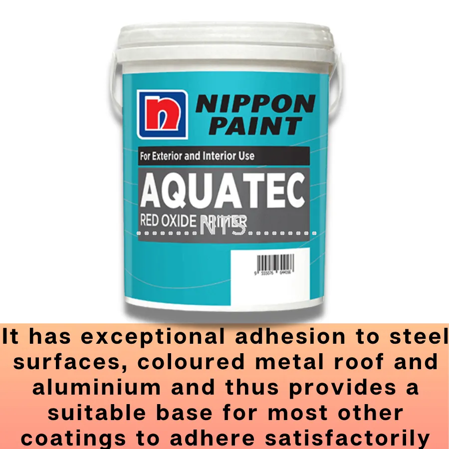 Nippon Paint Aquatec Red Oxide Primer