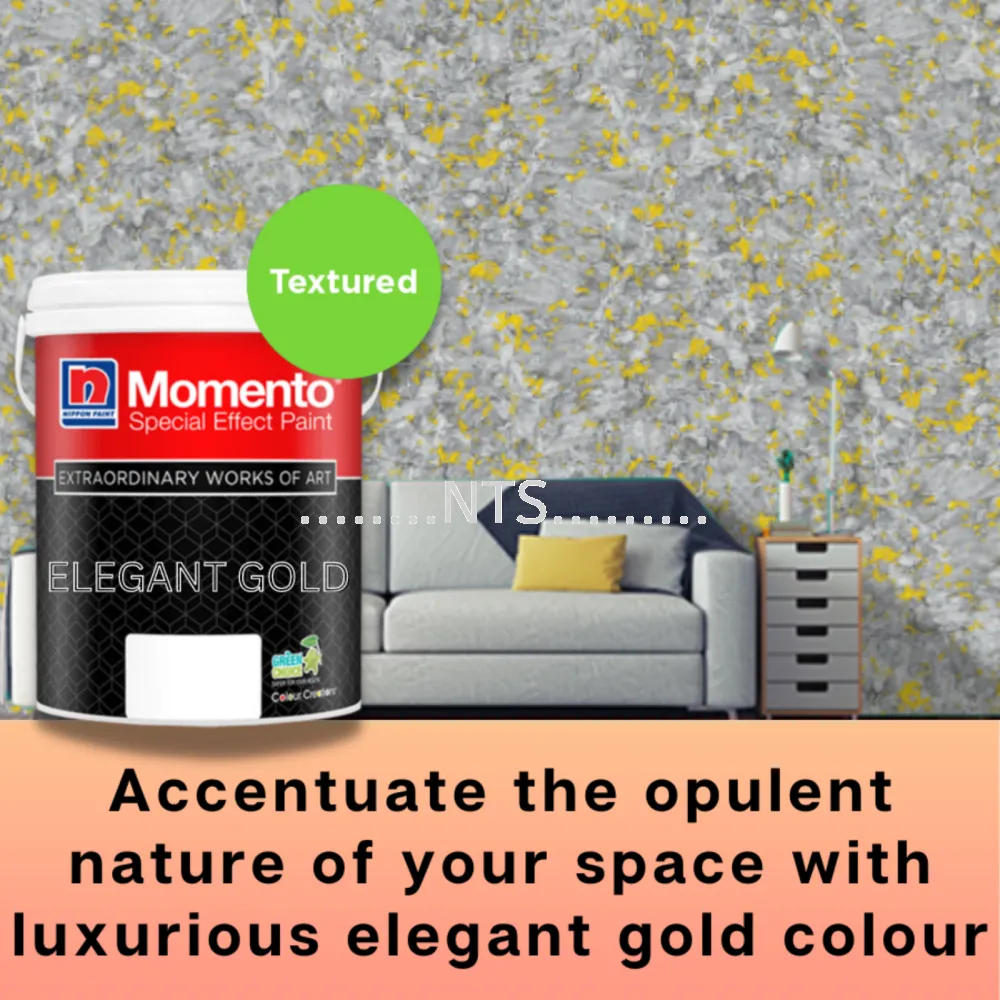 Nippon Paint Momento Elegant Gold (Textured Series)
