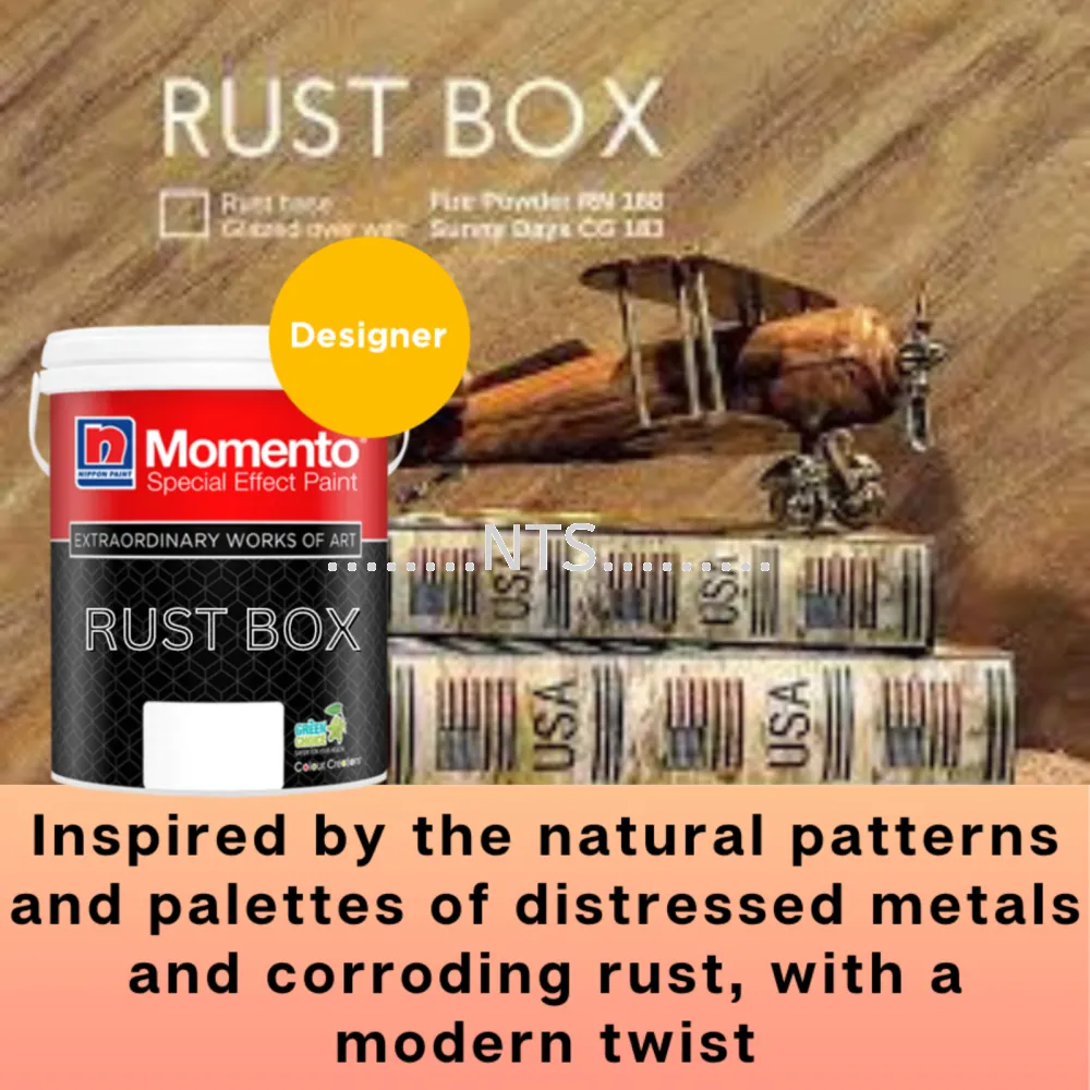 Nippon Paint Momento Rust Box (Designer Series)