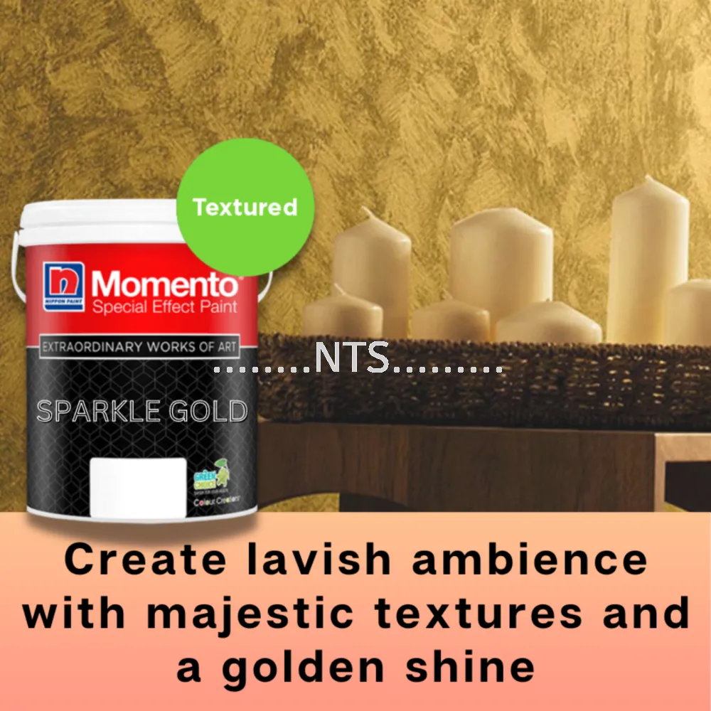 Nippon Paint Momento Sparkle Gold (Textured Series)