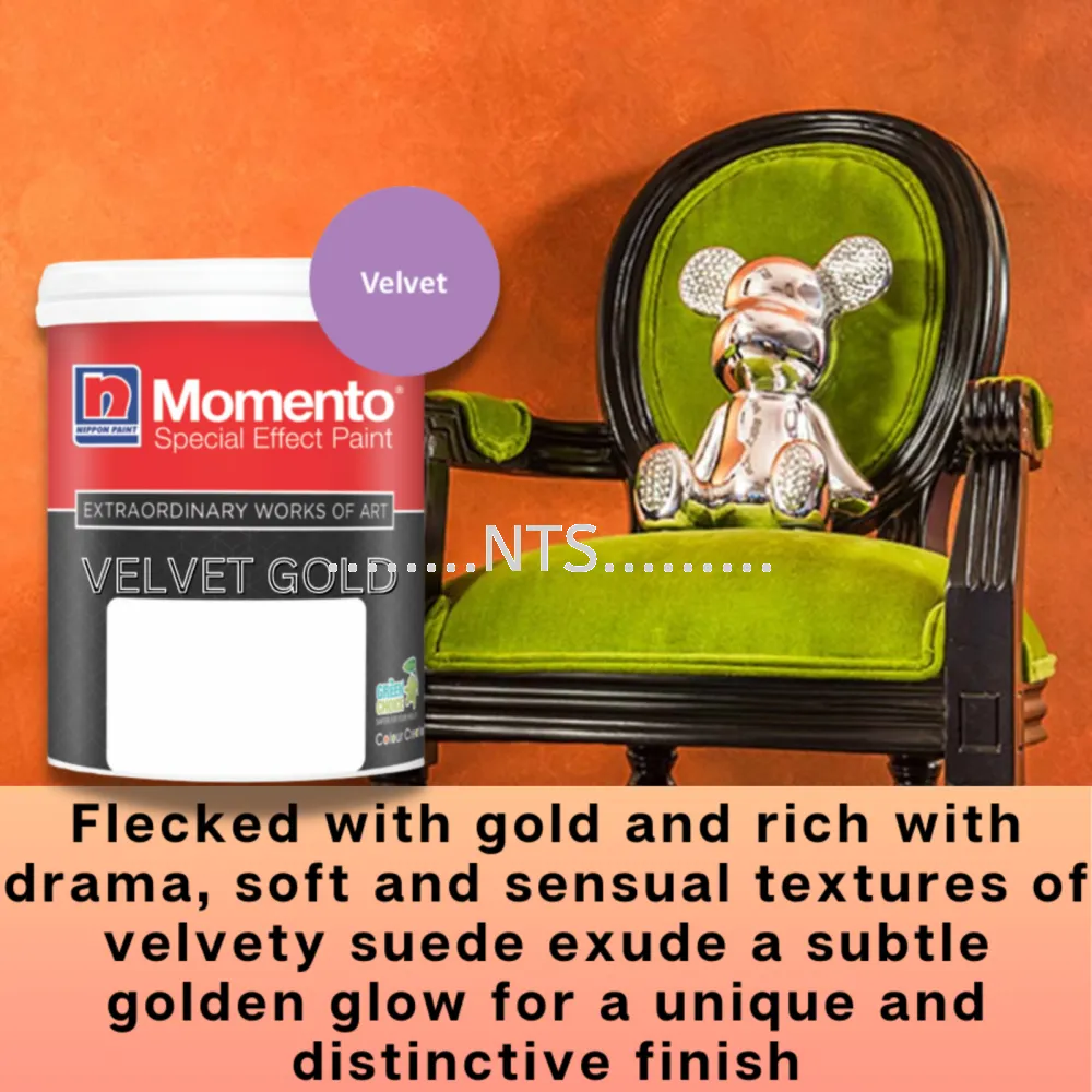 Nippon Paint Momento Velvet Gold (Designer Series)