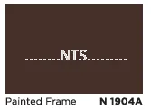Nippon Timbershade N 1904A Painted Frame